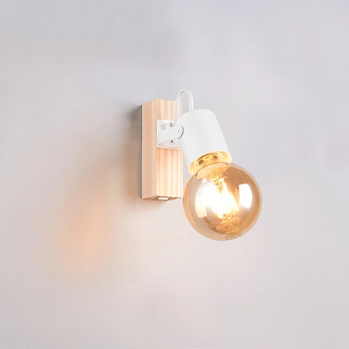 Ceiling lamp Lynar white with wood Trio 4017807670707