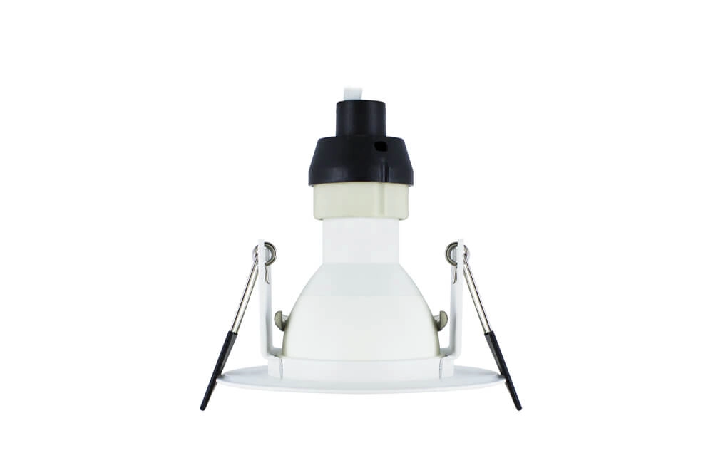 White recessed spotlight EvoFire GU10 - round Lyora 5055788228325
