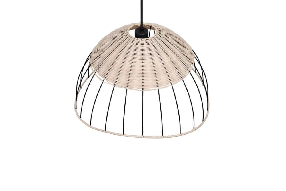 Rattan pendant lamp Sandrine Ø 48cm Trio 4017807637656