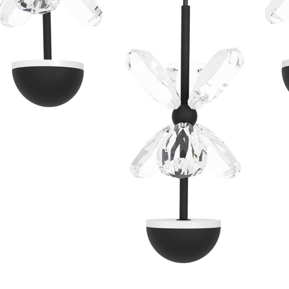Black ceiling lamp Pianopoli 2 Ø 78cm Stars of Light 9008606270200