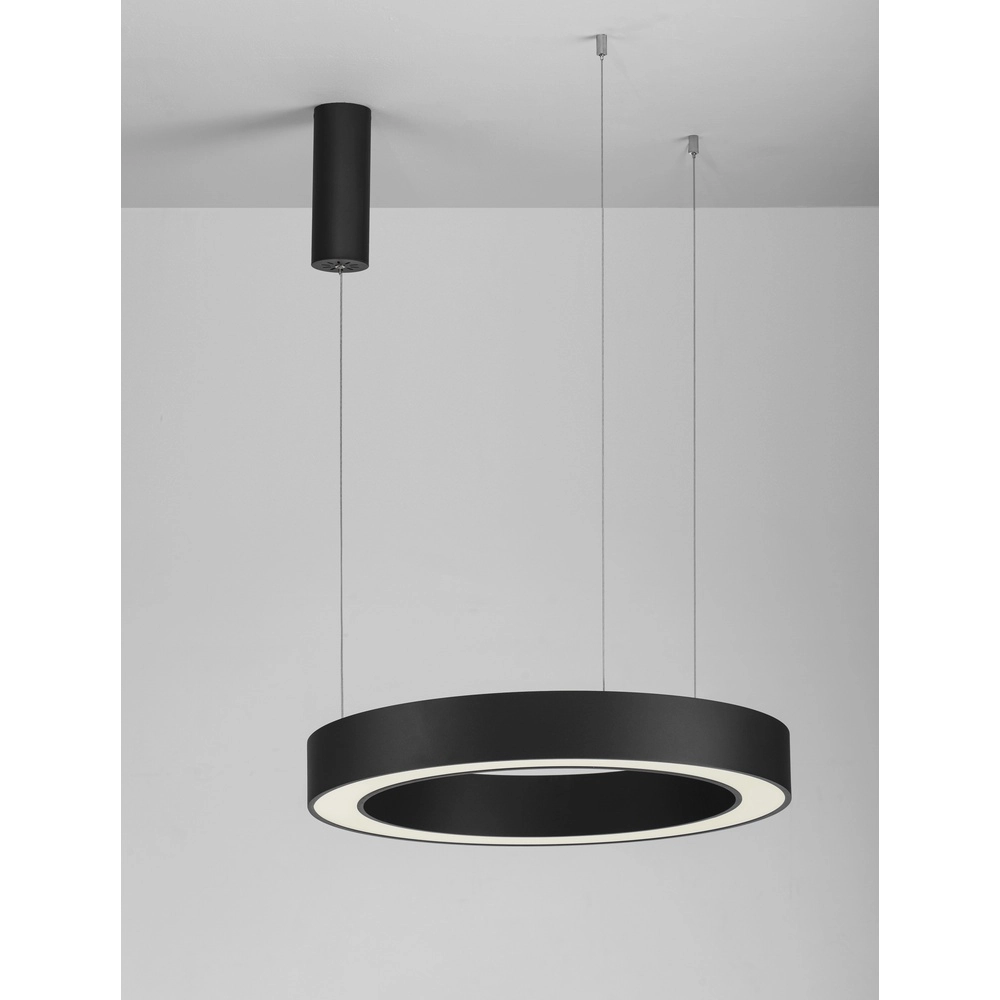 Pendant lamp Morbido black Ø 60cm Lyora 5212017438645