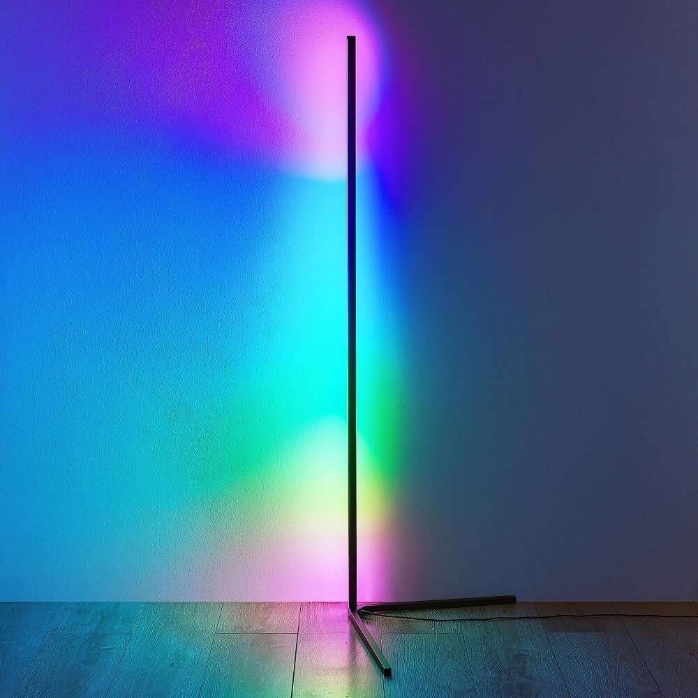 Floor lamp Gaming Level with RGB and remote control Trio 4017807577440
