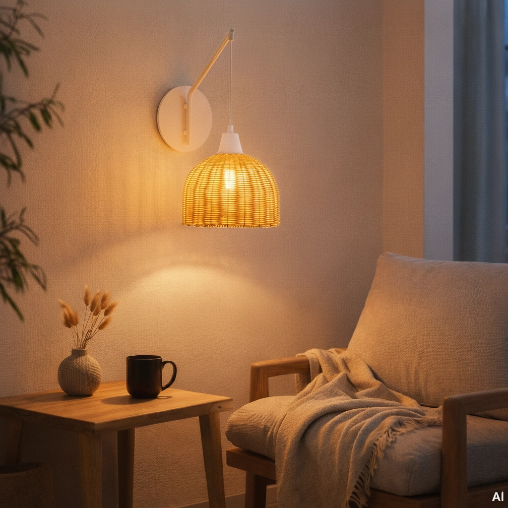 Wall lamp Fado white