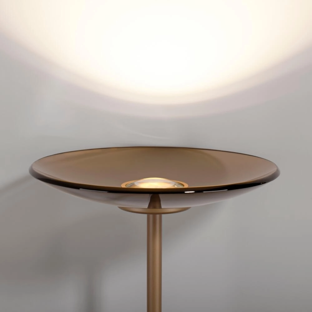 Bronze floor lamp Pure Moon design Paul Neuhaus 4012248382745