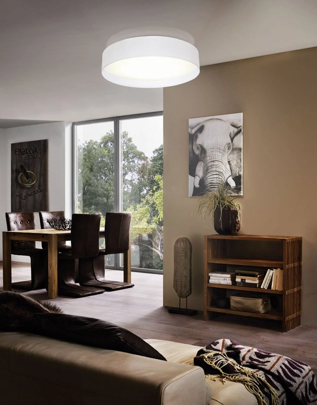 LED flush ceiling light Pasteri 32cm white Eglo 9002759315887