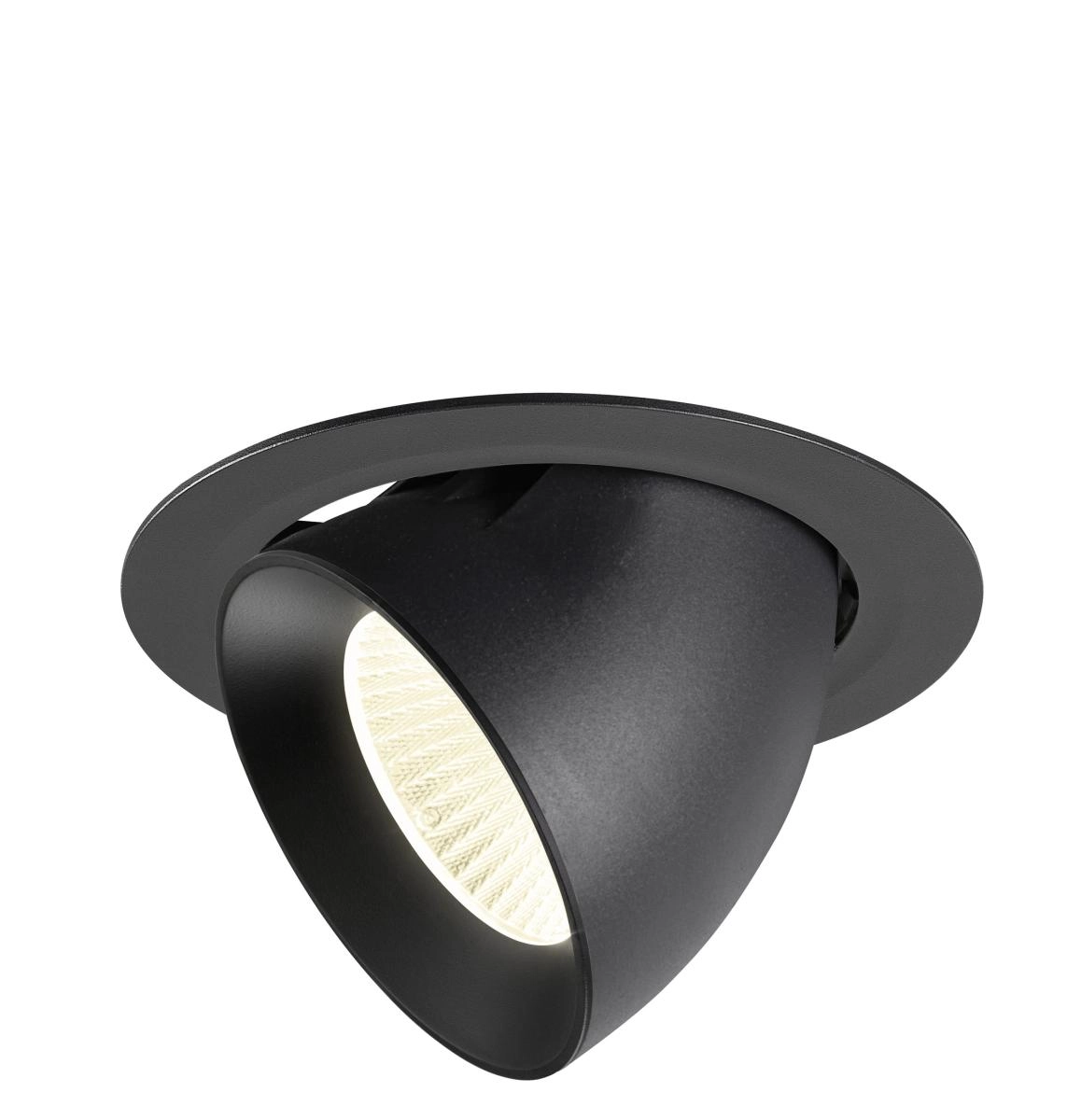Recessed spotlight Numinos Gimble XL black 4000K - 40deg