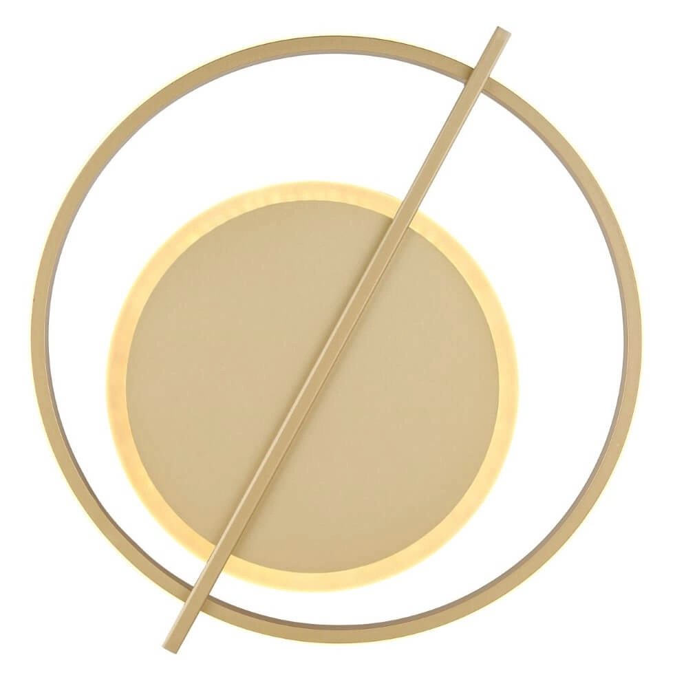 Golden ceiling lamp Reball round Globo 9007371438792
