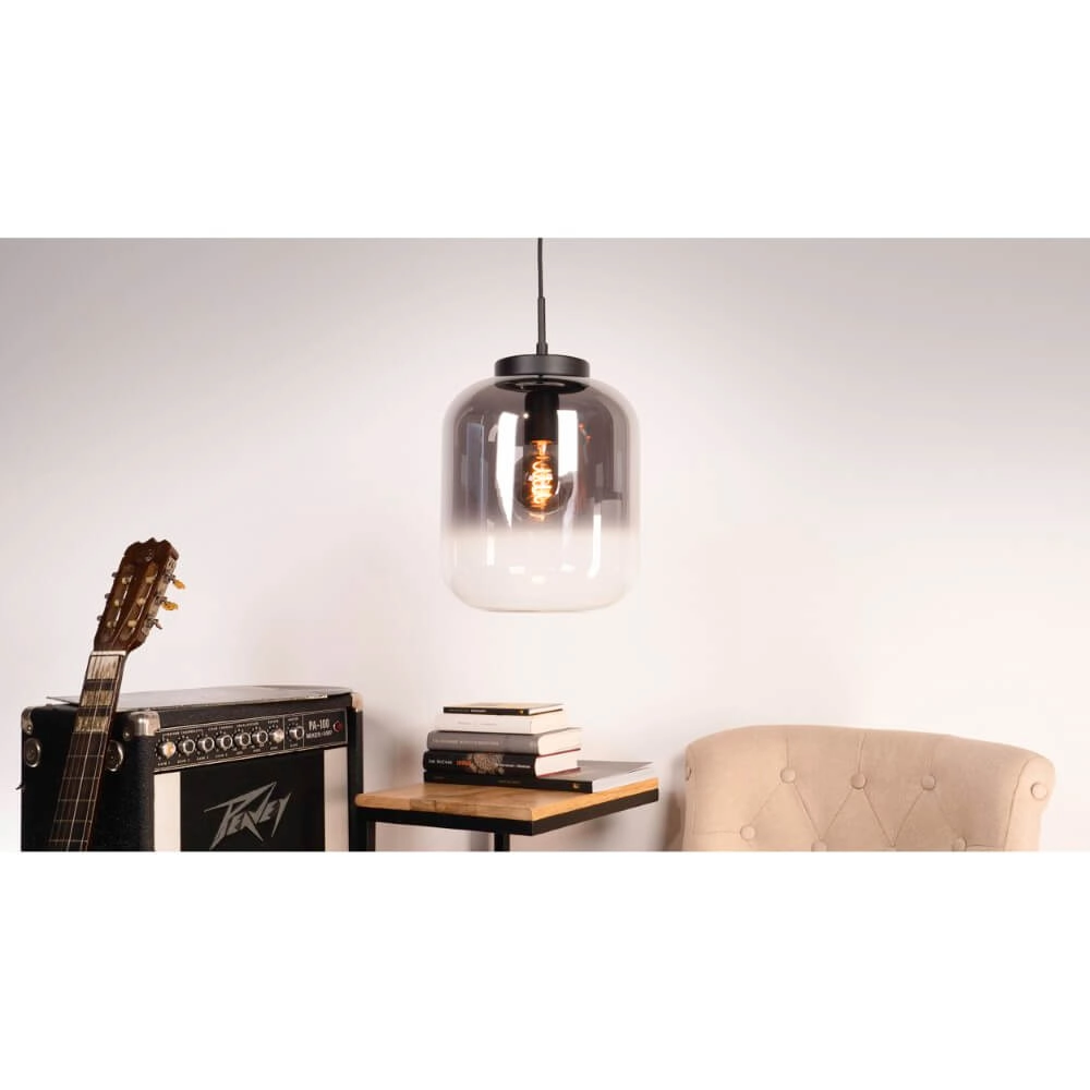 Black hanging lamp Bulciago design Ø 35cm Stars of Light 9002759396749
