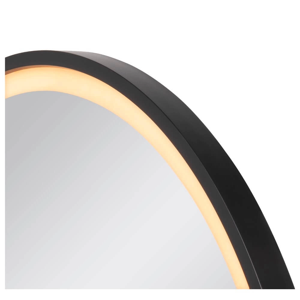 Mirror wall lamp Trukko Black - Ø 60cm SLV 4024163274760