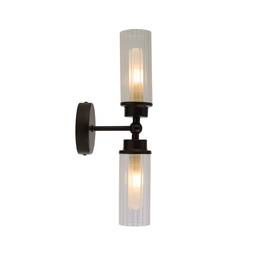 2-light wall lamp Imperial black