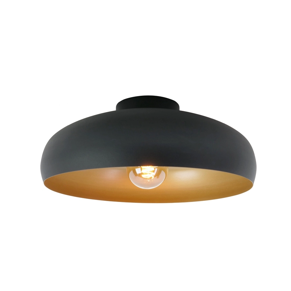 Black ceiling lamp Mogano Ø 40cm - 1x E27