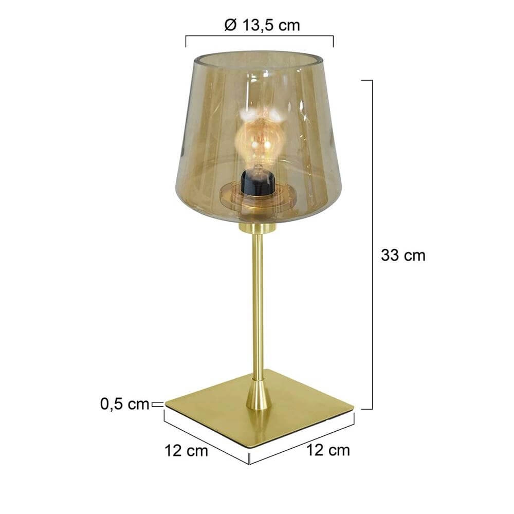 Sleek table lamp Ancilla gold Steinhauer 8712746171044