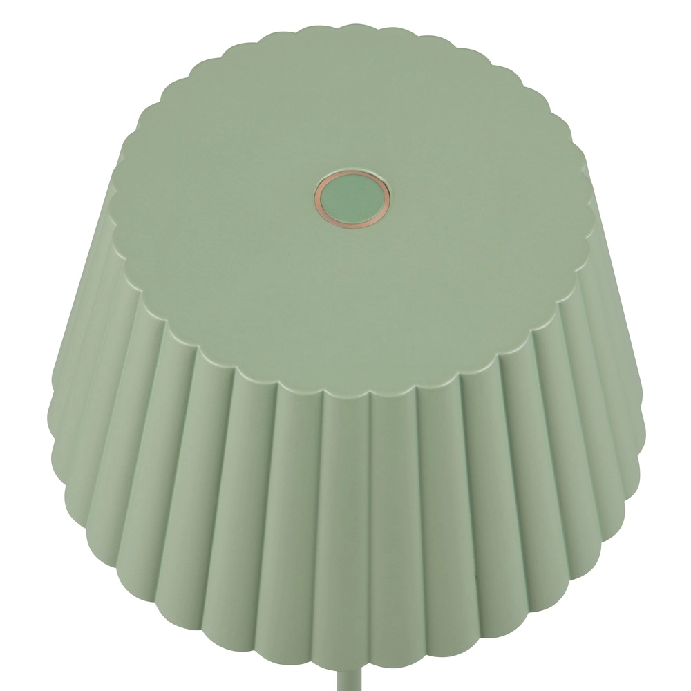 Table lamp Suarez Pistachio Green Trio 4017807601725