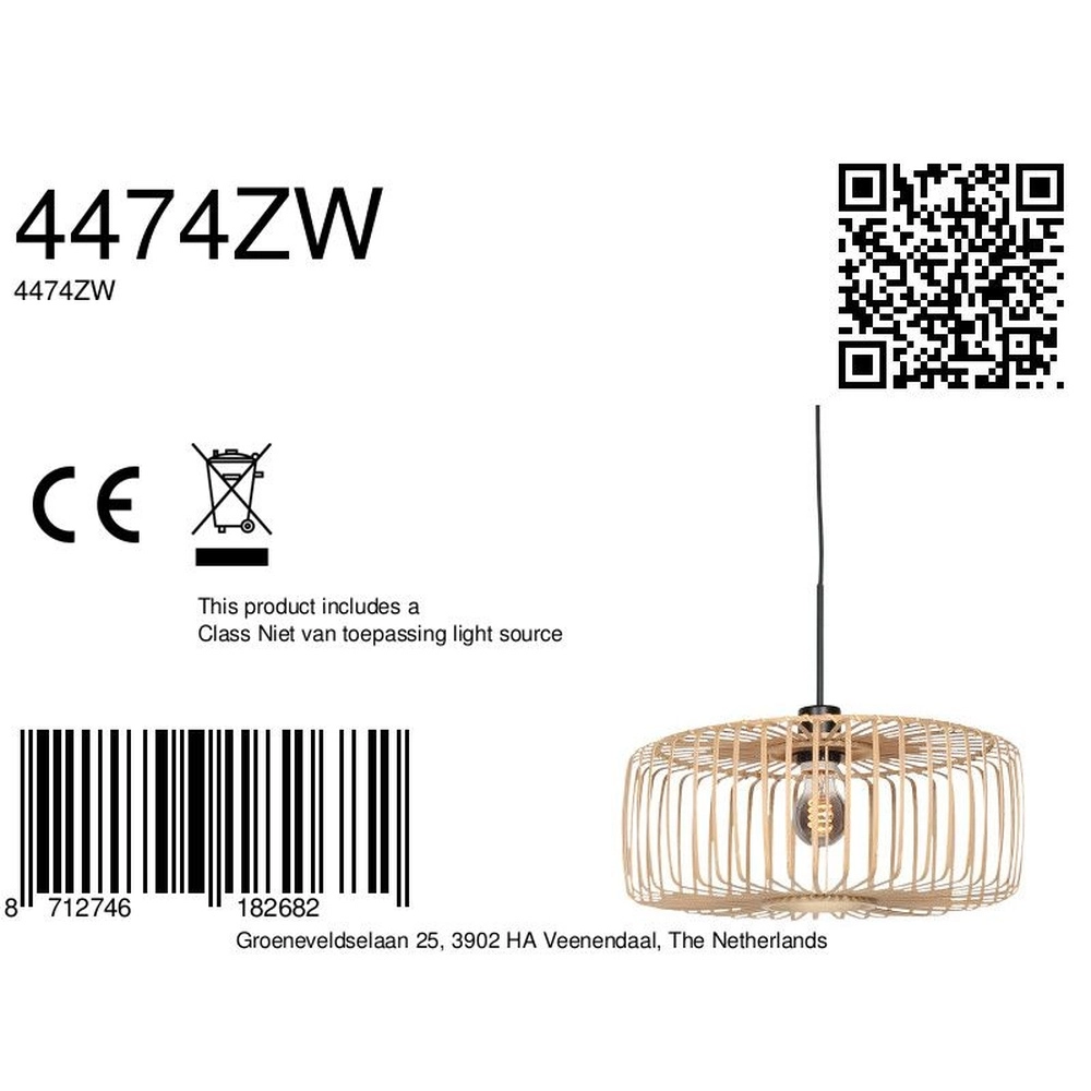 Pendant lamp Sparkled Light Ø 40cm Steinhauer 8712746182682