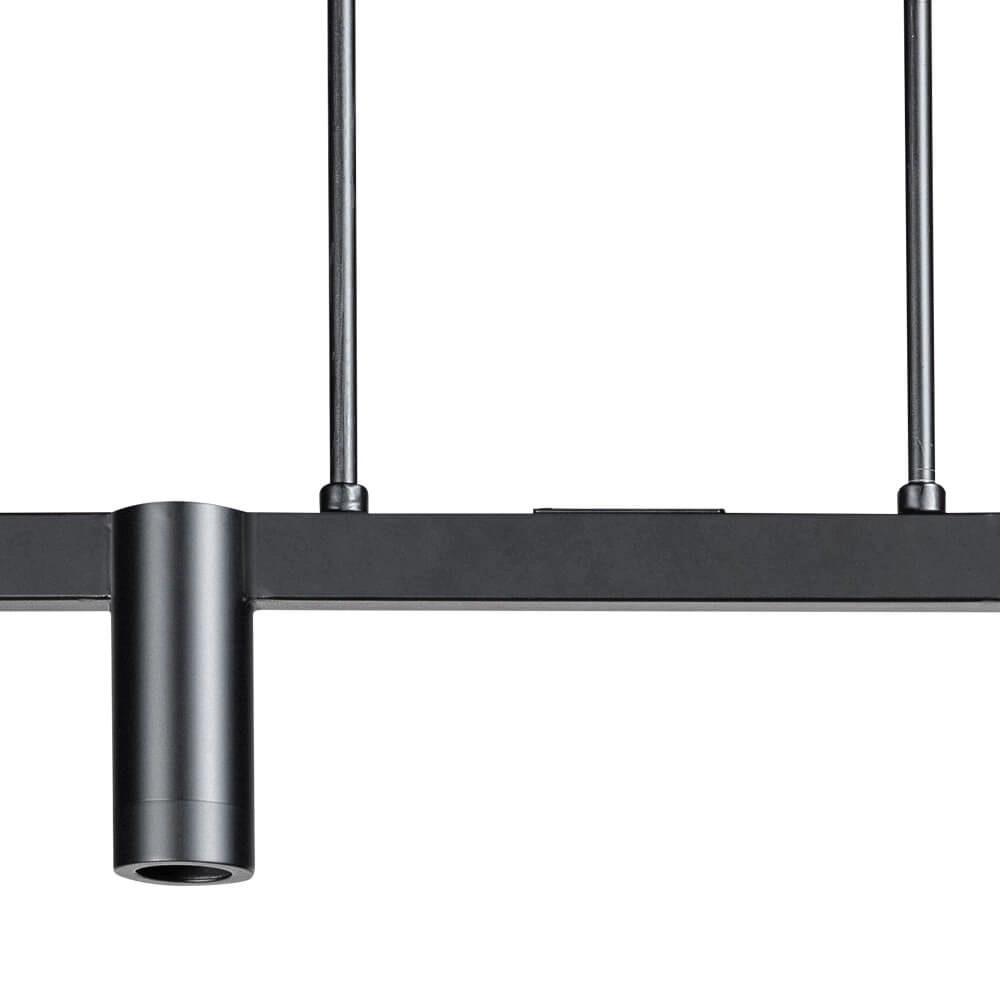 Sleek dining table lamp Miller 6-light black ETH 8720195303084