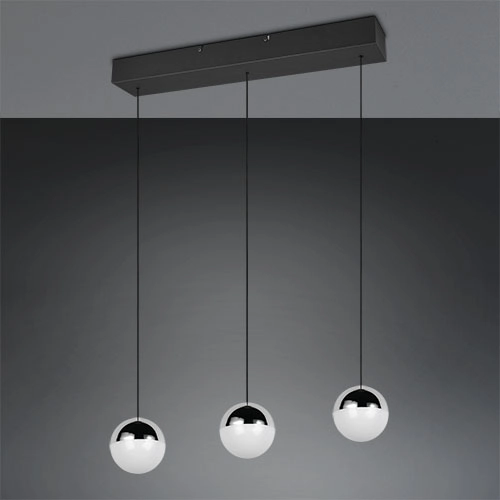 3-light pendant lamp Senta chrome Trio 4017807685831