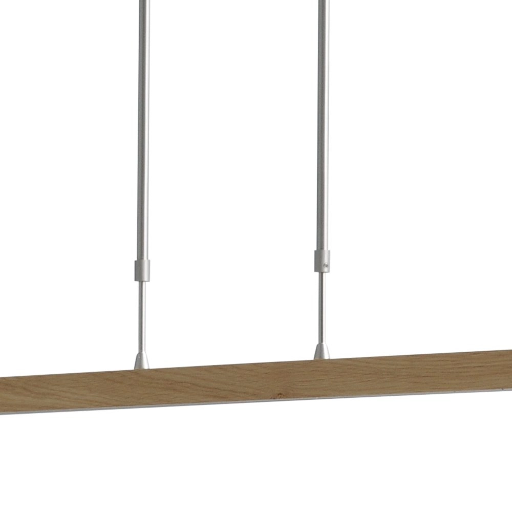 Hanging lamp Oak nickel with wood 134cm Masterlight 8718121183541