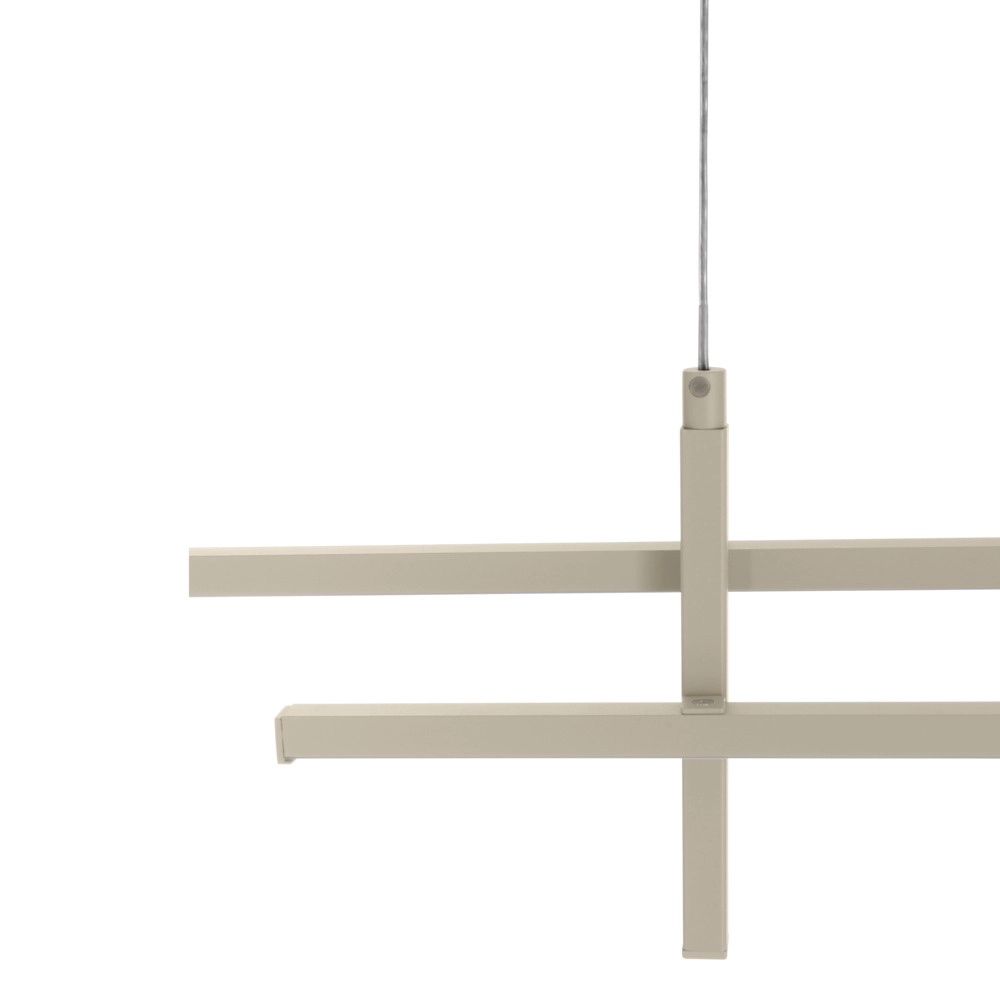 Design pendant lamp Trepiliano sand brown Eglo 9008606356676