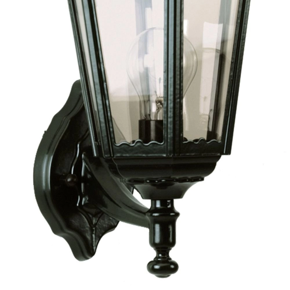Classic outdoor lamp Ancona Up black KS Verlichting 8714732512749