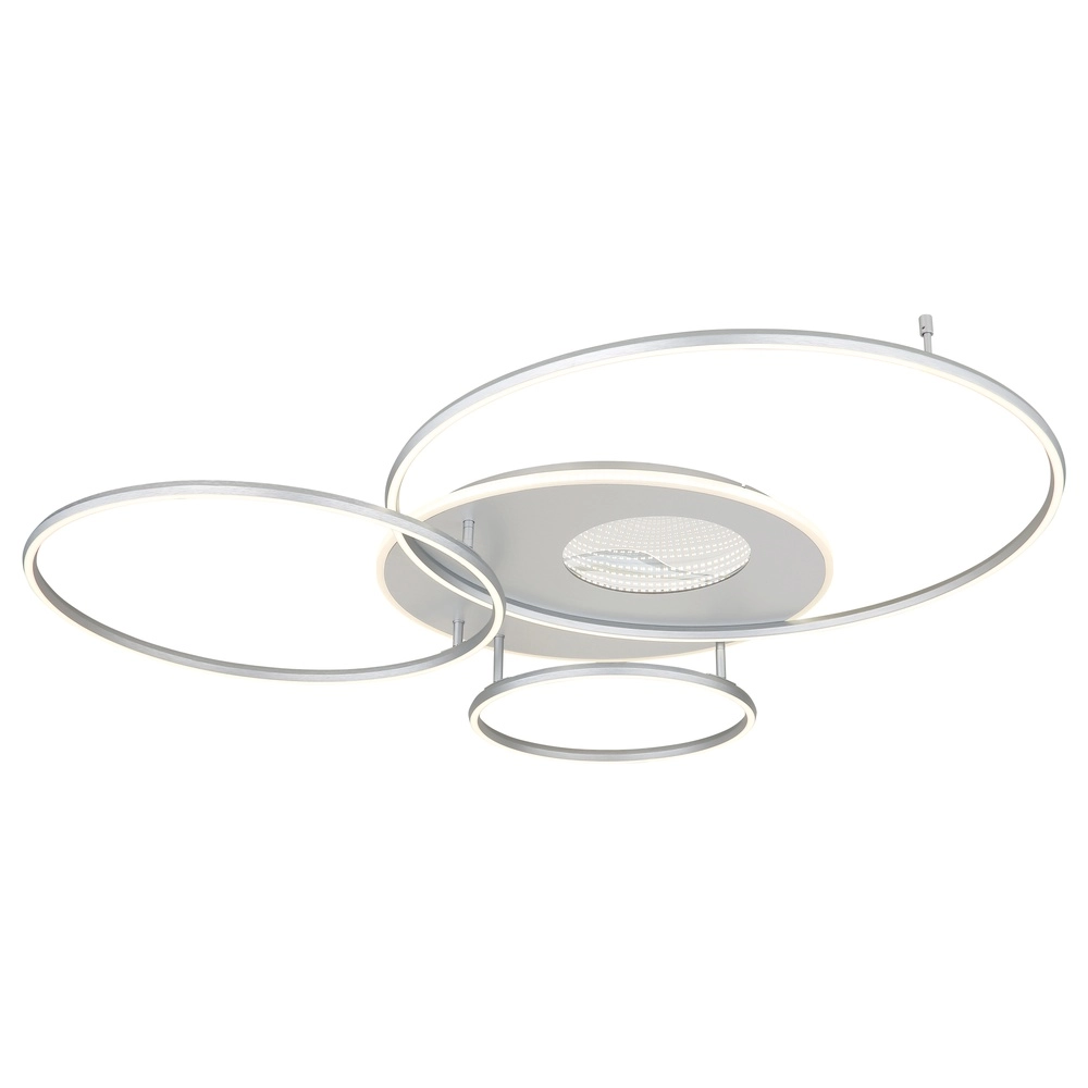 Ceiling lamp Invertina silver grey 126cm