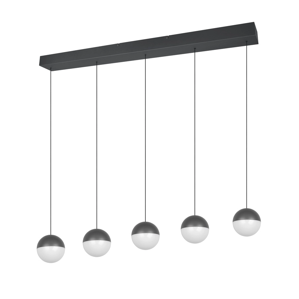 5-light pendant lamp Senta anthracite Trio 4017807697872