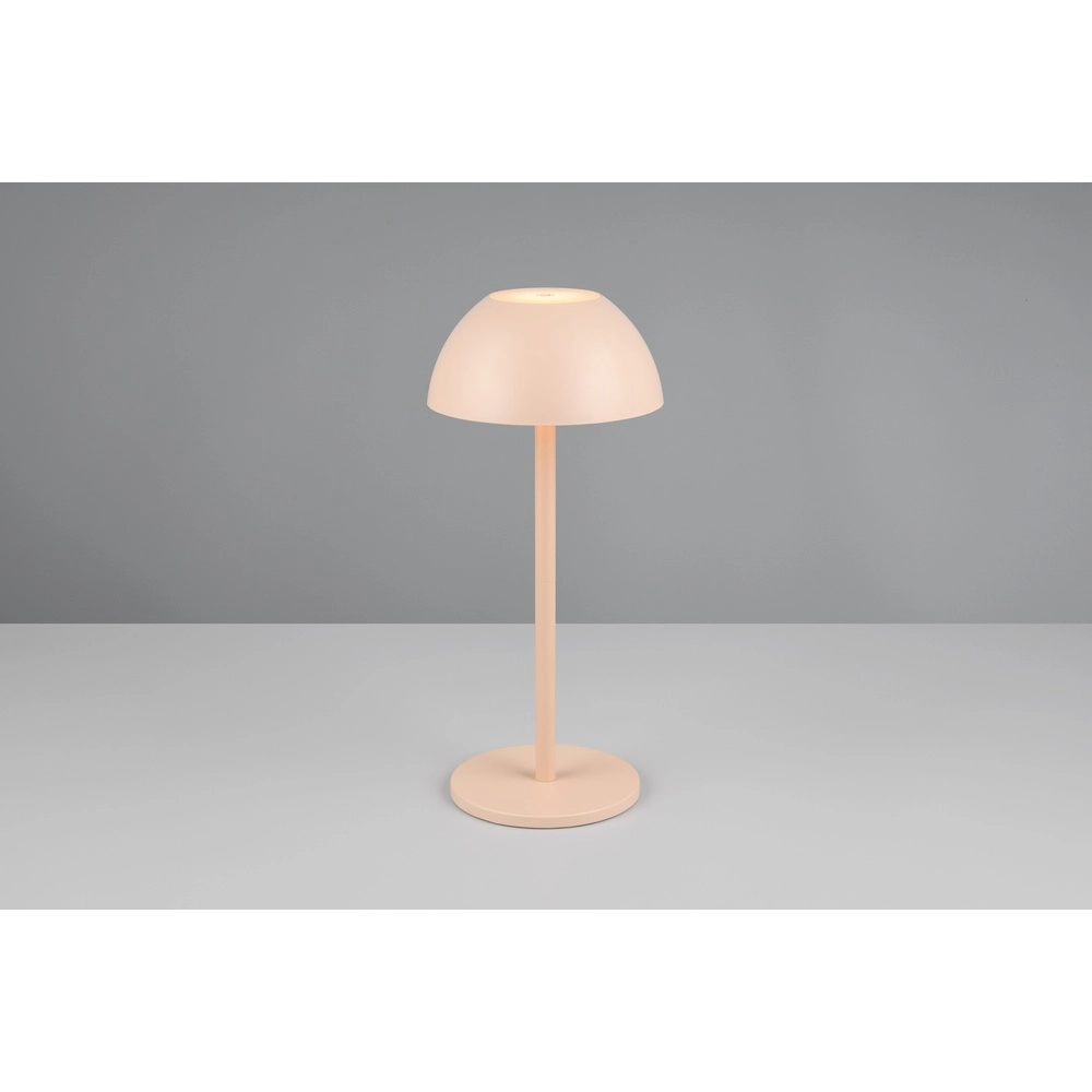 Table lamp Ricardo sand brown Ø 13.5cm Trio 4017807606195
