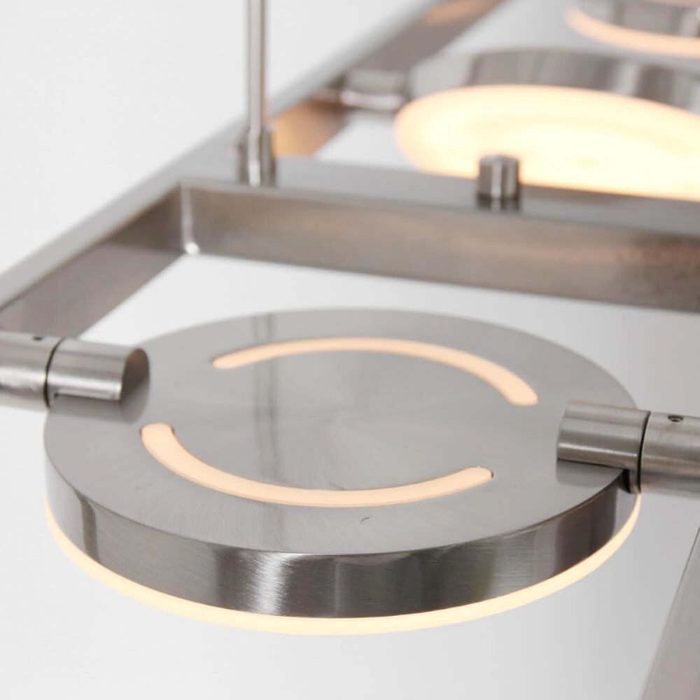 Flexible led pendant light Soleil Stainless steel Steinhauer 8712746167344