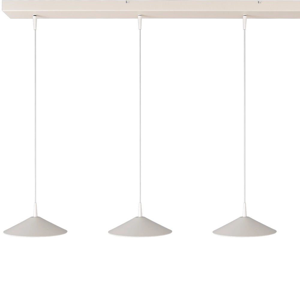 4-light pendant lamp Ceppo white Ø 22cm Masterlight 8718121358598