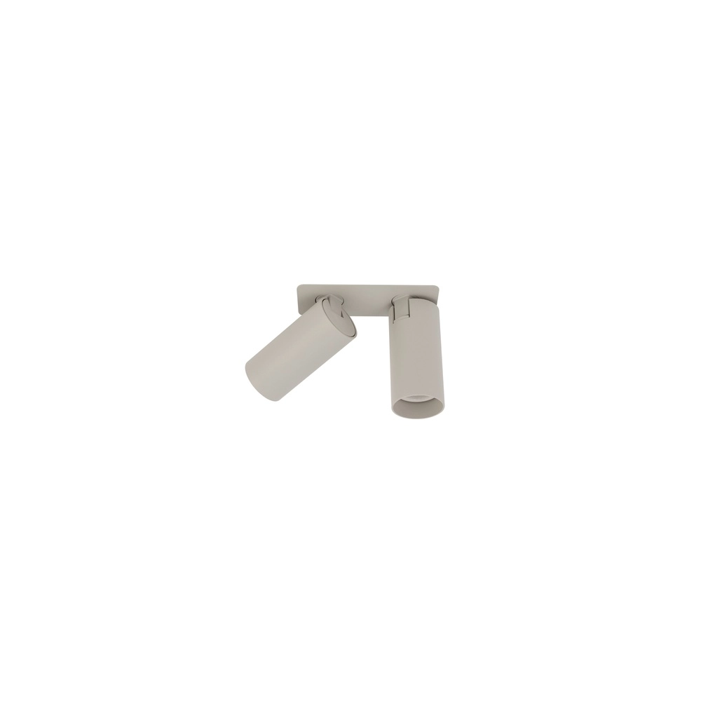 Double recessed spotlight Fourty Orientable - light grey Lyora 5903139114448