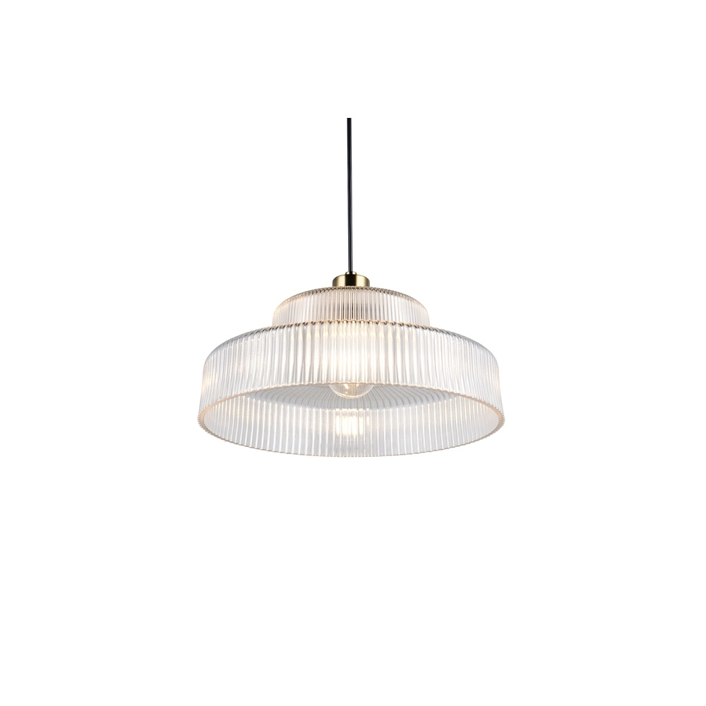 Classic pendant lamp Abella transparent glass Trio 4017807677706