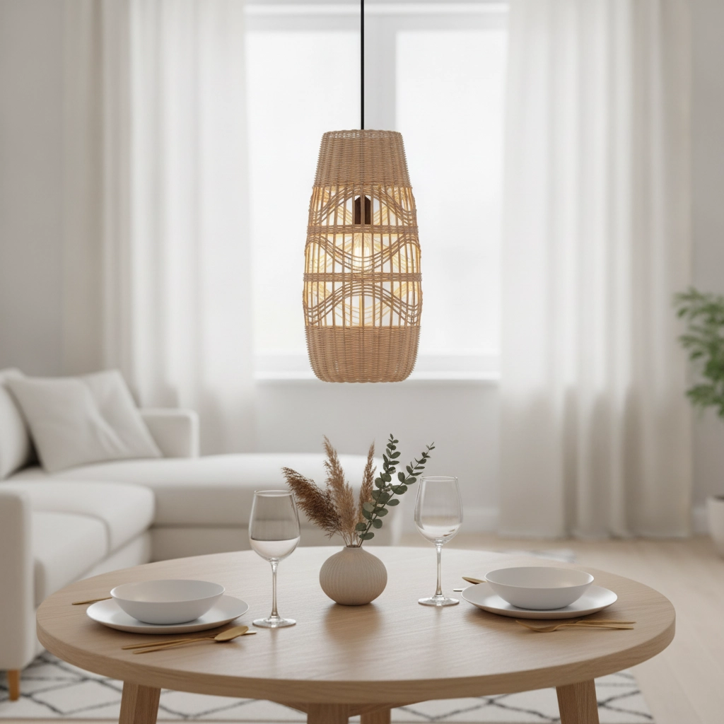 Pendant lamp Riu Ø 22cm rattan
