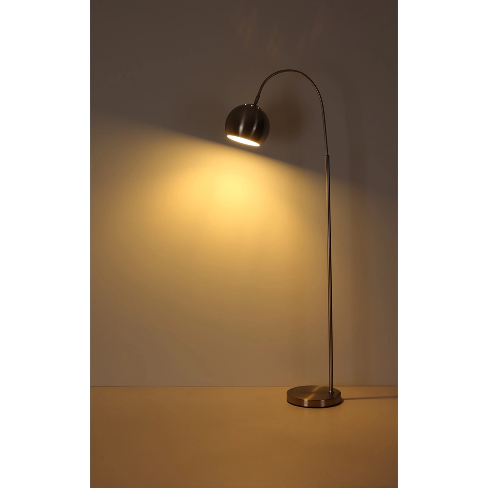Design floor lamp Benno chrome Globo 9007371375653