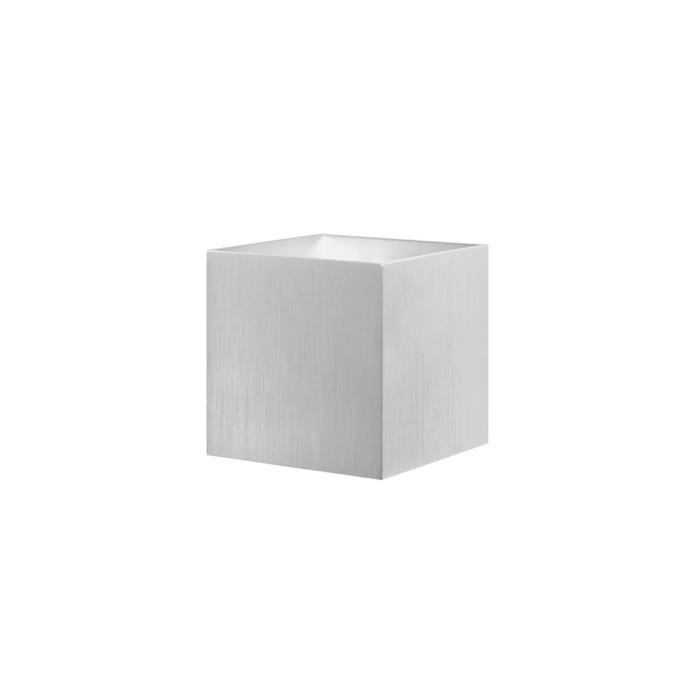 Wall spotlight Square aluminum 10cm