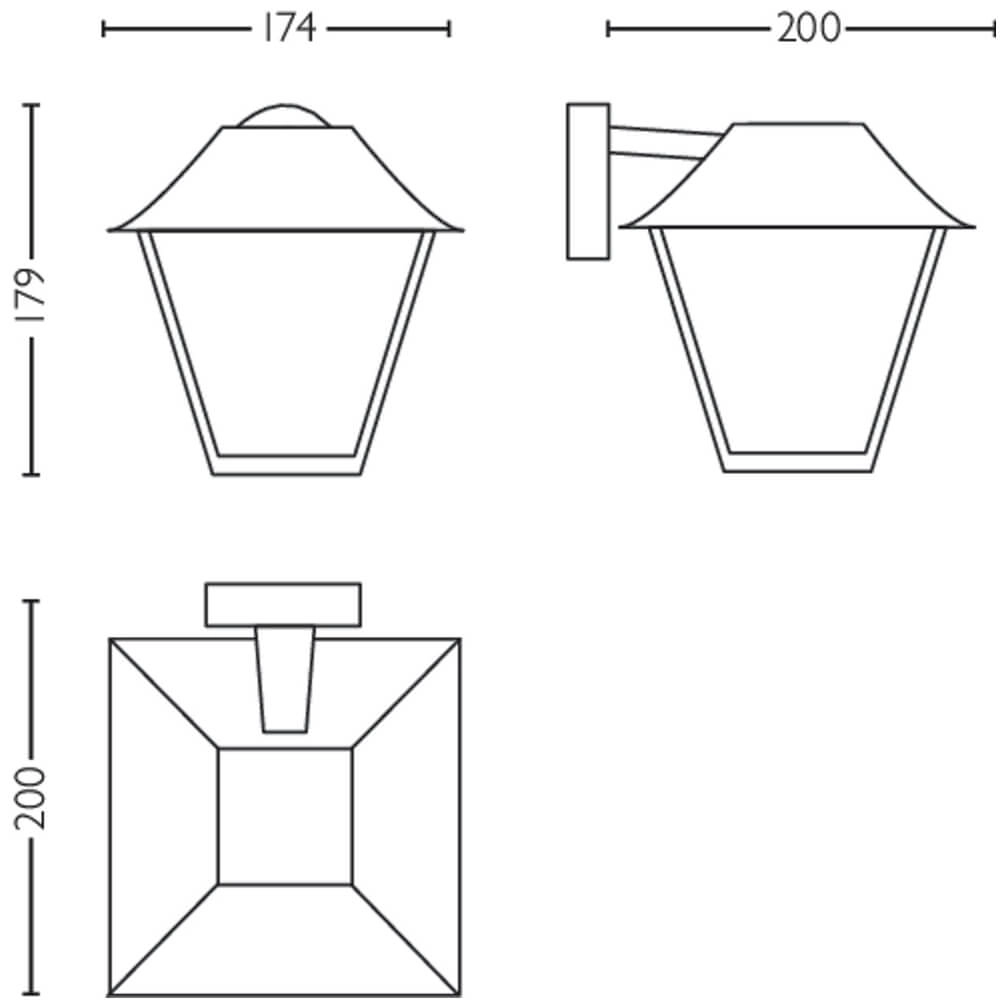 Outdoor lamp Alpenglow Philips 8719514417571