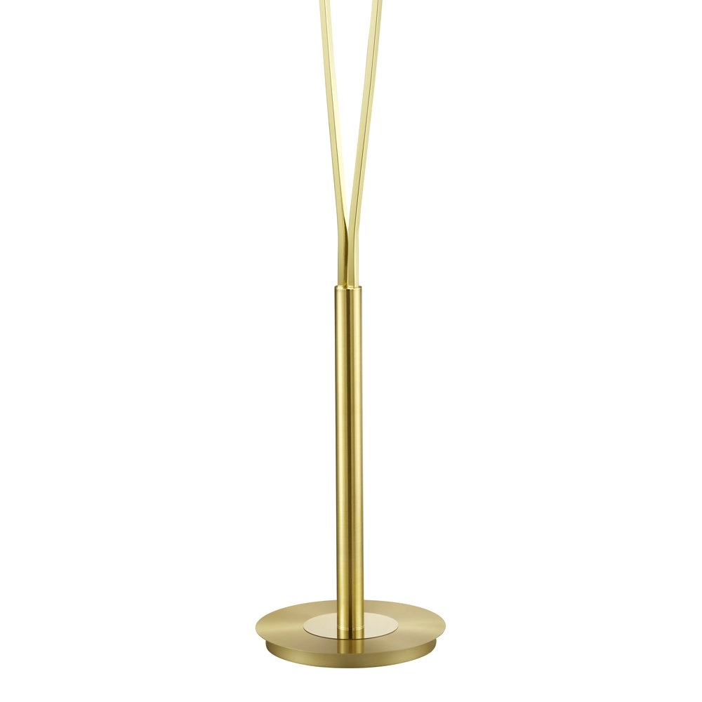 Table lamp shade Paris II gold with white lampshade Trio 4017807378320