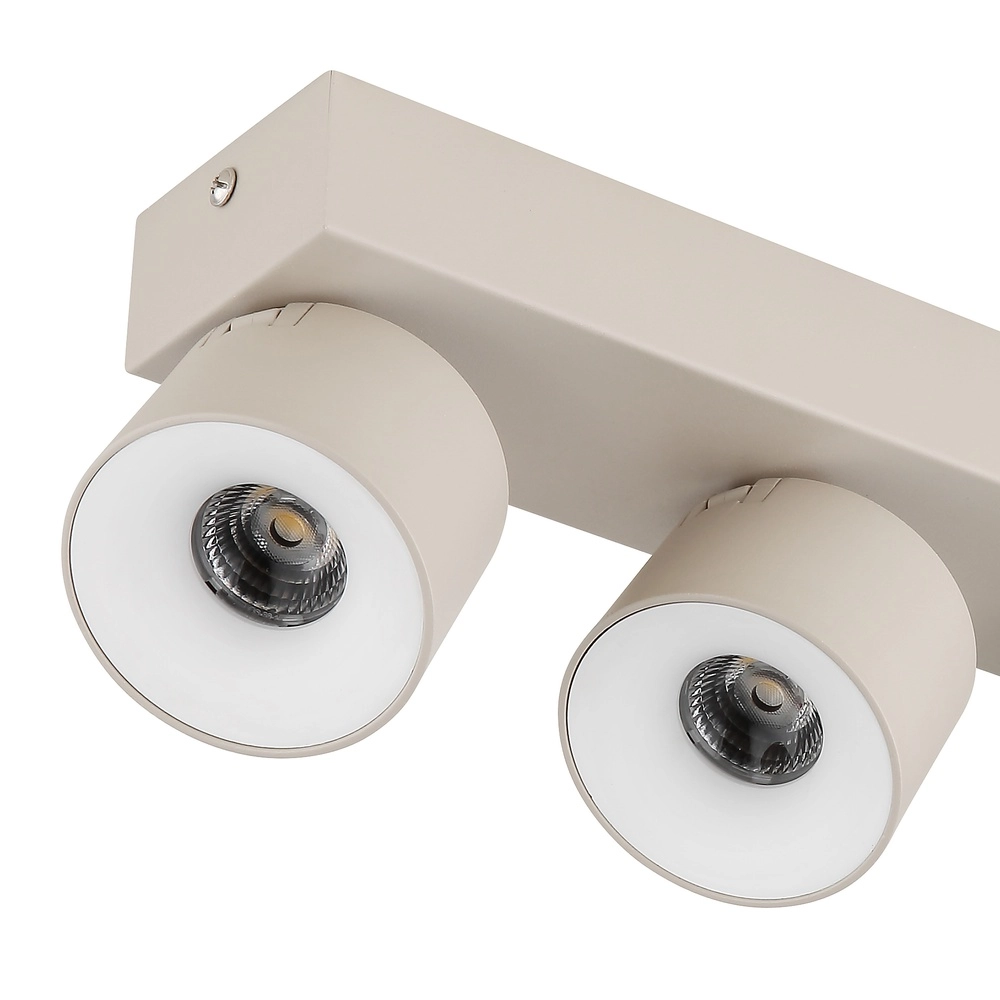4-light ceiling spotlight Rae sand brown Globo 9007371569878
