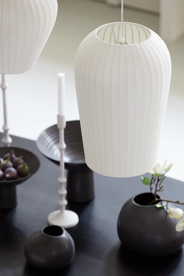 White pendant lamp Axel japandi Ø 25cm Light & Living 8717807638405