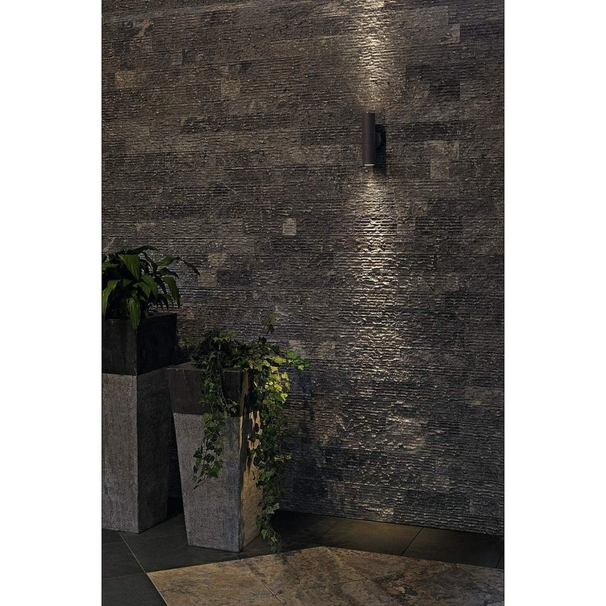 Black wall spotlight Ray Up & Down KS Verlichting 8714732745307