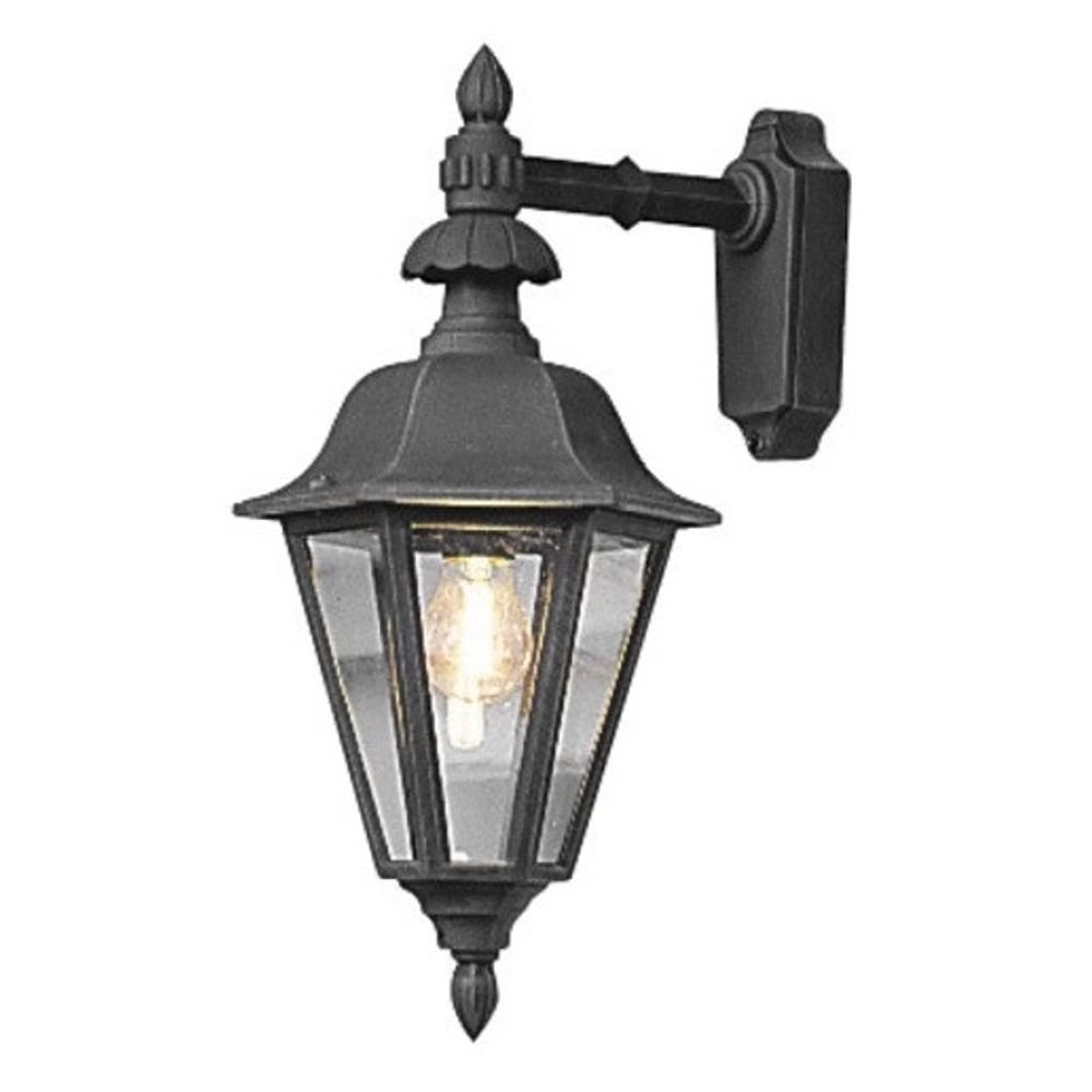 Classic wall lamp Pallas Down 31cm black