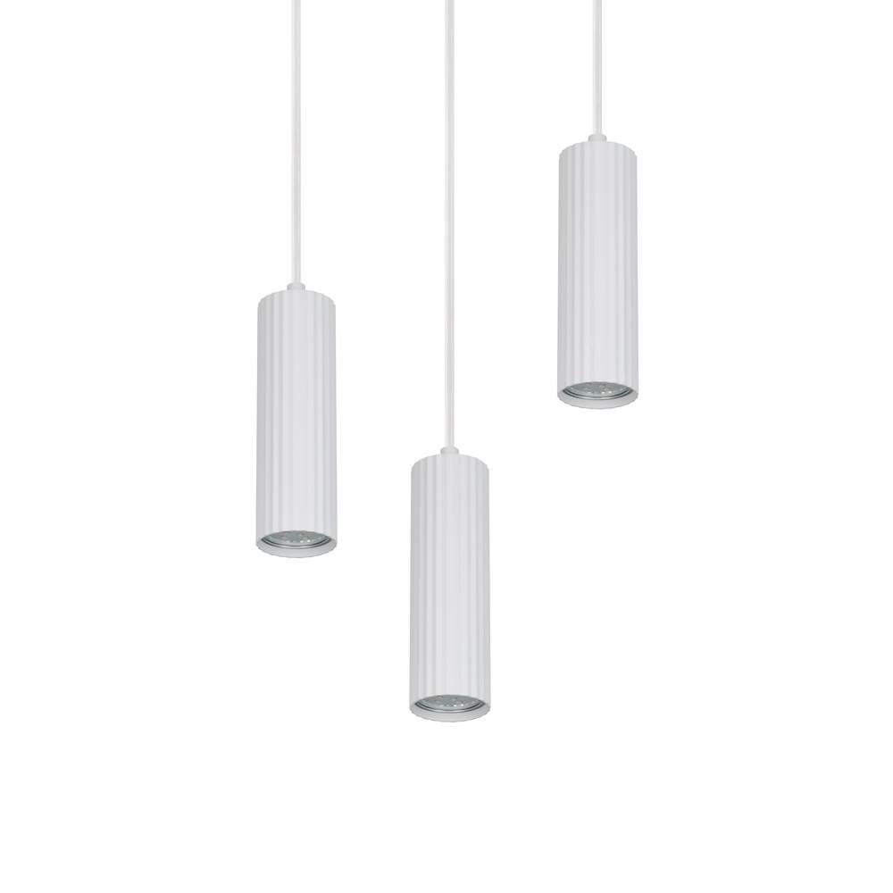 3-light pendant lamp Soka white Trio 4017807658576