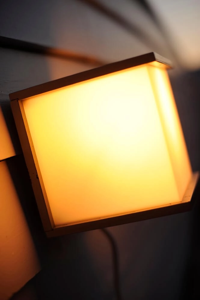 Square wall lamp Box Cube anthracite Lutec 4250294303080