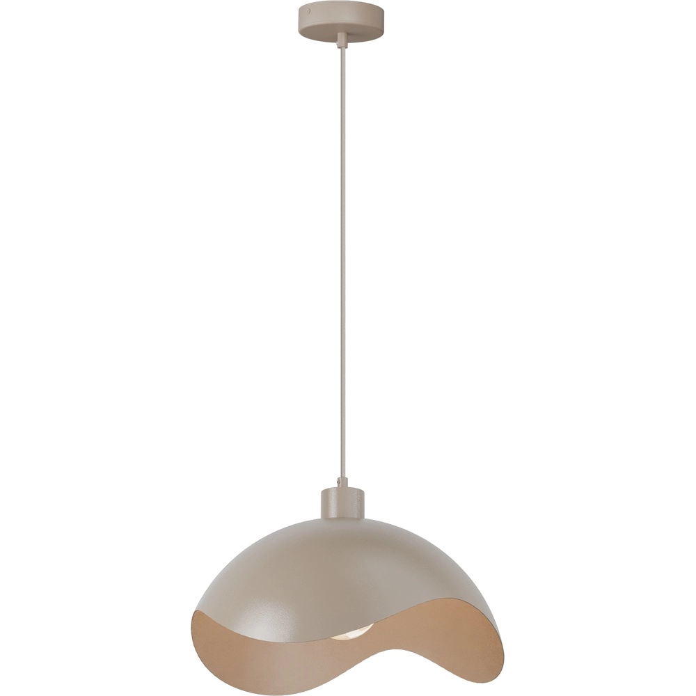Design pendant lamp Volta Ø40cm - wavy - sand