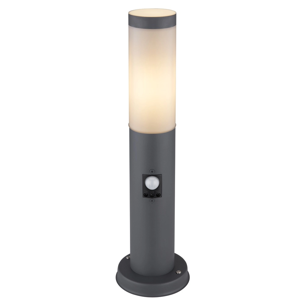 Garden lamp Boston anthracite with white and sensor
