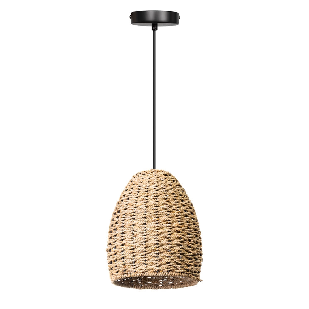 Rattan pendant lamp Lara Ø 23cm closed ETH 8720195307594