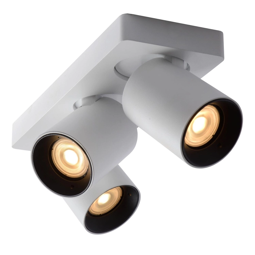 Ceiling spotlight Nigel 3-light white Lucide 5411212092588