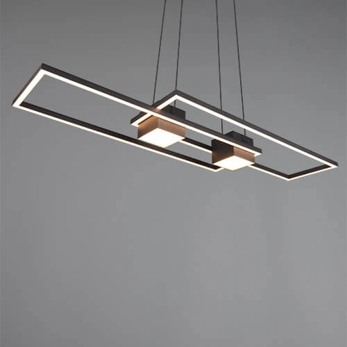 Led pendant light office Albany black