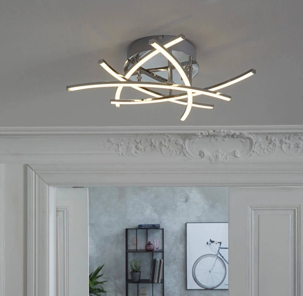 Designer ceiling lamp Cross TW Ø 50cm Fischer & Honsel 4001133201087