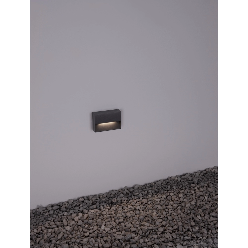 Sleek wall lamp Vision anthracite Lyora 5212017432841