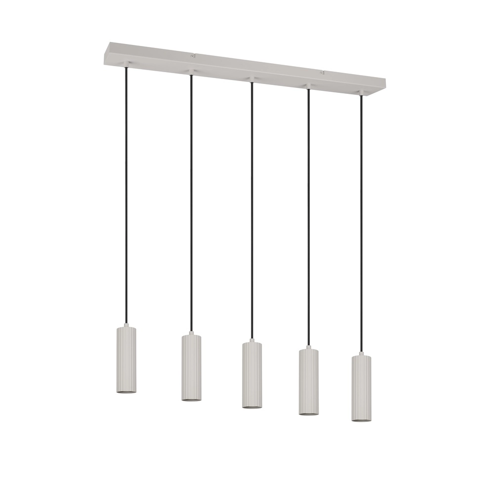 5-light pendant lamp Soka grey Trio 4017807658552