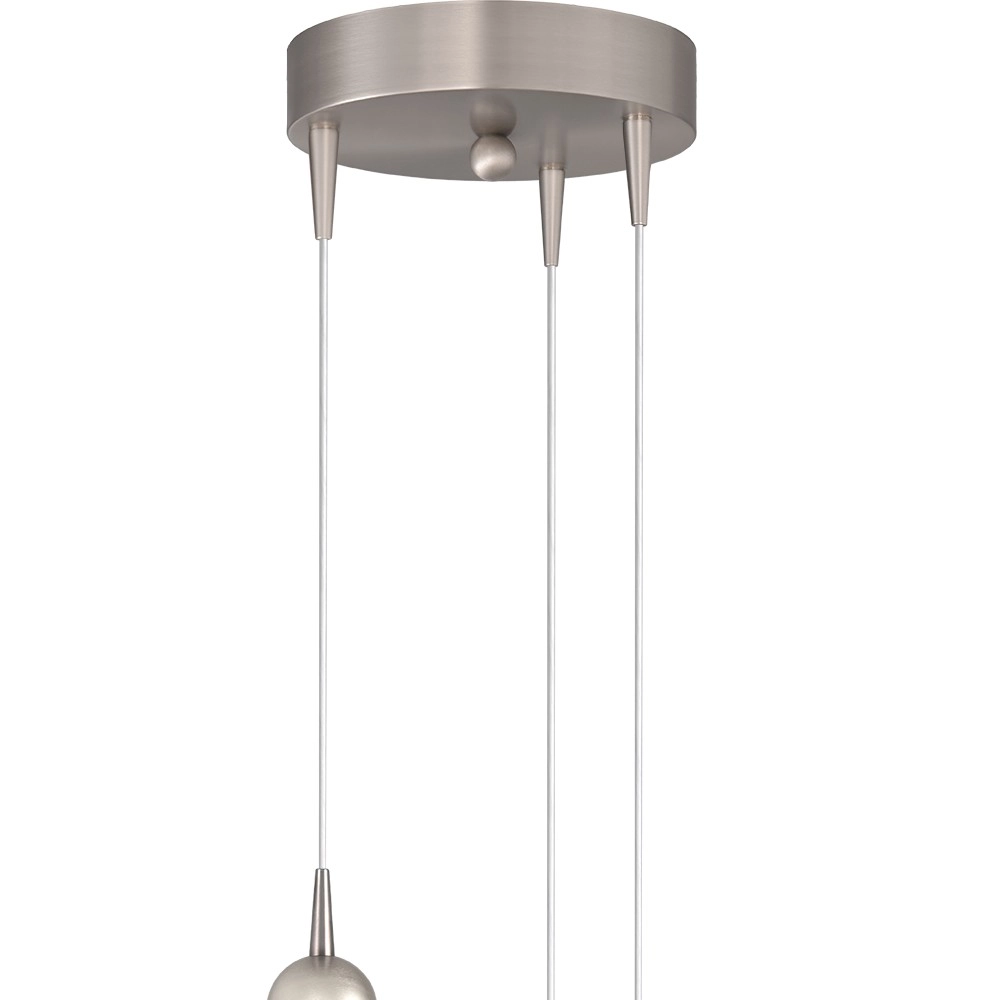 3-light pendant lamp Talana nickel Ø 17cm DTW Masterlight 8718121353975